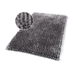 Vannitoa põrandamatt Domoletti ma3488e, hõbe v., 80 cm x 50 cm