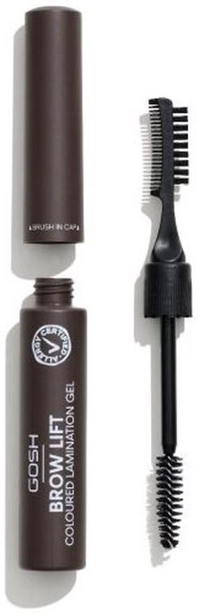 Uzacu gēls Gosh Brow Lift, 6 ml, tumši brūna krās. 002 dark brown