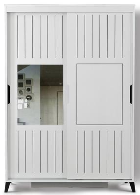 Riidekapp Kalune Design Pasific Home Fuga 120, valge v., 120 cm x 60 cm x 216 cm, peegliga