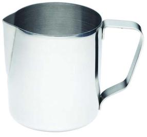 Puodelis pienui Kitchen Craft, 600 ml, sidabro sp., nerūdijantysis plienas
