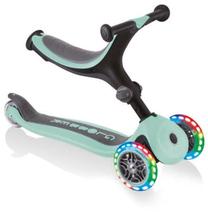 Skūteris Globber Go Up Foldable Lights, zaļa krās. Prece ar bojātu iepakojumu.