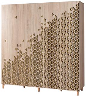 Skapis Kalune Design IMAJ-120, sonoma ozola krās., 180 cm x 52 cm x 192 cm