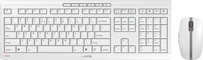 Juhtmevaba klaviatuuri ja hiire komplekt CHERRY JD-8560EU-0, Inglise (US), valge v.