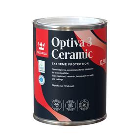 Lateksvärv Tikkurila Optiva 3 Ceramic, valge v., 0.9 l