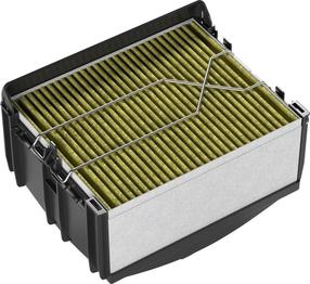 Recirkuliacijos rinkinys Siemens Clean Air Plus LZ11DXI16, sidabro sp./juoda sp./žalia sp., 25.3 cm x 20 cm x 19.3 cm
