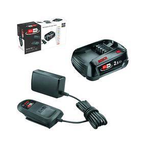 Akumuliatoriaus ir įkroviklio komplektas Bosch Green Starter-Set 18V, 18 V, li-ion, 2500 mAh
