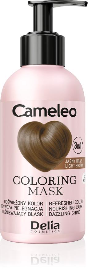 Matu maska Delia Cosmetics Cameleo Light Brown, 120 ml