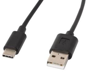 Laidas Lanberg USB-A - microUSB CA-USBM-10CC USB 2.0 A male, Micro USB 2.0 B male, 1.8 m, juoda sp.