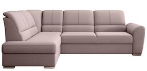 Kampinė sofa Siber Gojo 101, rožinė sp., kairinė, 186 x 270 cm x 93 cm