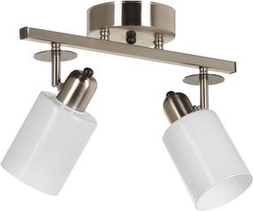 Светильник потолочный Opviq Nomi 2 534LUN3778, E27, 2 x 60 Вт, белый цв. / хромовый цв.