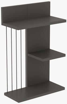 Sieninė lentyna Kalune Design Kinik 854KLN1739, antracito sp., 60 cm x 19 cm x 40 cm