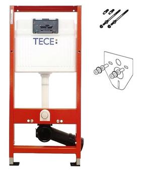 WC raam integreeritud krohvialune Tece Base 9400408, 15 - 18 cm x 50 cm
