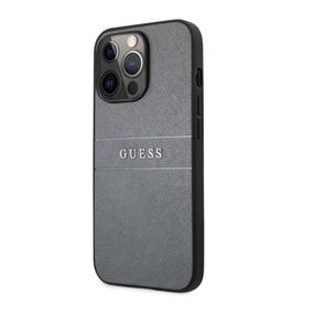 Telefono dėklas Guess Saffiano for Apple iPhone 13 Pro, pilka sp., Apple