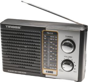 Raadiovastuvõtja Tiross TS458, must v.