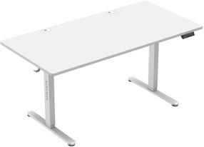 Spēļu galds regulējams augstums Mark Adler Leader 7.6, 160 cm x 80 cm, 72 - 118 cm, balta krās.