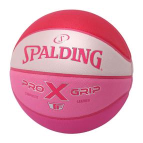 Krepšinio kamuolys Spalding PRO GRIP X FADE PNK, 6 dydis, rožinė sp.
