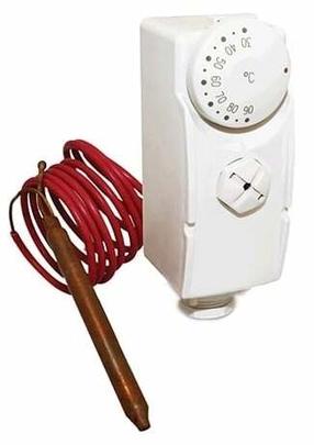 Termostaatpea Salus Controls, seinakinnitus, valge v., 0 - 90 °C