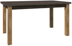 Valgomojo stalas Gala Meble Montana STW, ąžuolo sp./pilka sp., 160 cm x 90 cm x 82 cm