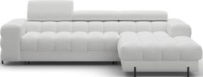 Kampinė sofa Felro Royal 03, pilka sp., dešininė, 181 x 285 cm x 93 cm
