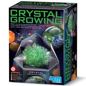 Kritālu audzēšanas komplekts 4M Crystal Imaginations, zaļa krās.