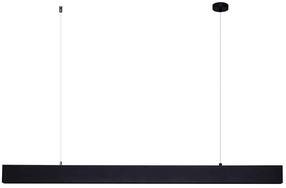 Šviestuvas kabinamas AZzardo Linnea 140 AZ4571, LED, 3000 - 5000 °K, 1 x 54 W, juoda sp. / juoda sp.