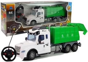  Rc prügiauto Lean Toys Heavy Machine LT4623, valge v./roheline v.