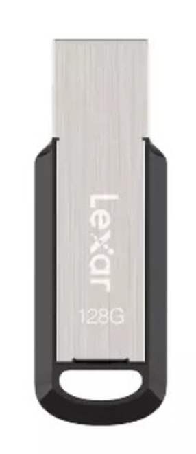 USB zibatmiņa Lexar JumpDrive M400 LJDM400128G-BNBNG, melns krās./sudraba krās., 128 GB