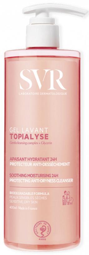 Veido prausiklis SVR Topialyse, 400 ml