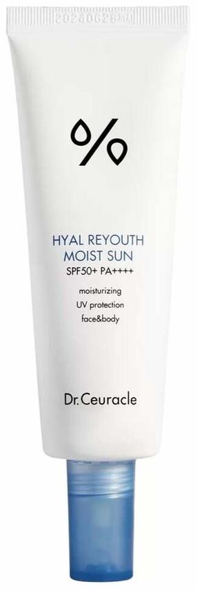 Krēms iedeguma kopšanai sejai Dr.Ceuracle Hyal Reyouth Moist Sun SPF50+, 50 ml
