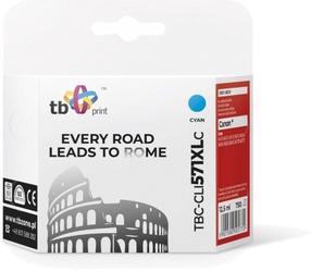 Кассета для принтера TB Print TBC-CLI571XLC, циановый голубой (cyan) цв., 12.5 мл