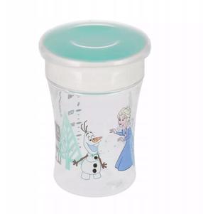 Bērnu krūzīte Nuk Frozen Magic, 230 ml, 9 mēn., plastmasa, caurspīdīga krās.
