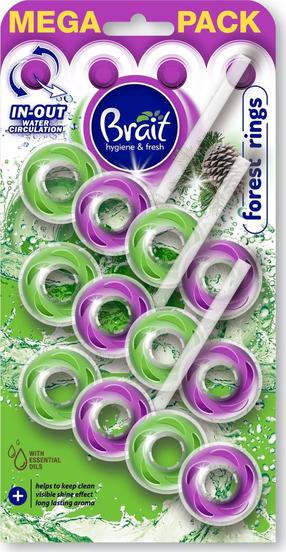WC valiklis - gaiviklis Brait Rings, 120 g, 3 vnt.