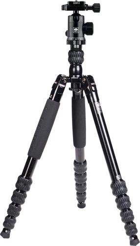 Kolmjalg statiiv Sirui TRAVELER T-1205+E-10, süsinikukiud