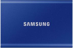 Cietais disks Samsung T7, SSD, 1 TB, zila krās.