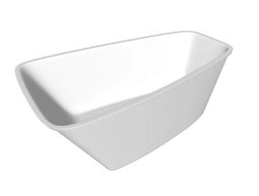 Vonia, laisvai pastatoma SPN Tesoro BT-539-R, 175 cm x 110 cm x 62 cm, asimetrinė, balta sp.