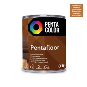 Grindų dažai Pentacolor Pentafloor, šviesiai ruda sp., 0.9 l