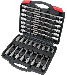 Kruvikeeraja otsikute komplekt Yato YT-77540, H10, 1/2"