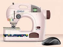 Žaislinė buitinė technika Madej Mini Appliance Sewing Machine, ruda sp./balta sp.
