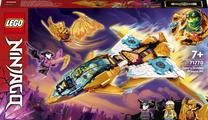 Konstruktorius LEGO® NINJAGO® Zane auksinio drakono reaktyvinis lėktuvas 71770, 258 vnt.