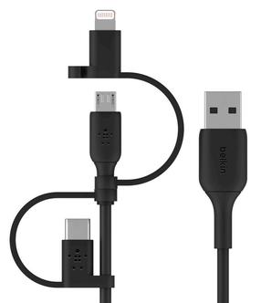 Vads Belkin AKBLKTUUNIVCABL, Micro USB/USB, melna krās.