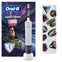Elektrinis dantų šepetėlis Oral-B D100 Lightyear, žalia sp./pilka sp.