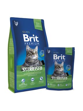 Sausas kačių maistas Brit Premium Cat Sterilised, vištiena, 1.5 kg
