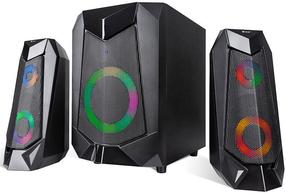 Kompiuterinė kolonėlė Tracer Hi-Cube RGB, juoda sp., 20 W
