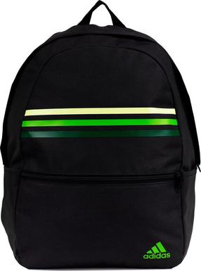 Mugursoma Adidas Classic Horizontal HY0743, melna krās./zaļa krās., 27.75 l