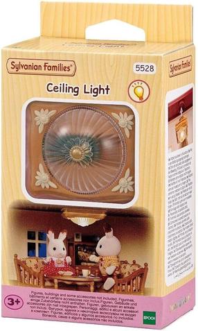 Мебель, потолочный светильник Epoch Sylvanians Families 5528, коричневый цв.