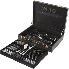 Stalo įrankių komplektas Ambition Verona, sidabro sp., 72 vnt.