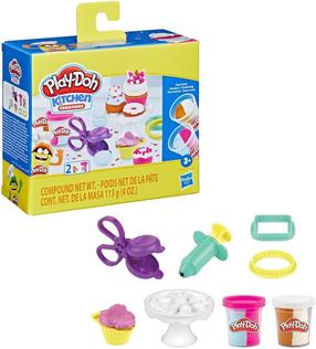 Plastilino rinkinys, su priedais Hasbro Play-Doh Kitchen Creations Sweets, įvairių spalvų, 113 g