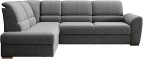 Kampinė sofa Siber Flores 4, pilka sp., kairinė, 186 x 270 cm x 93 cm