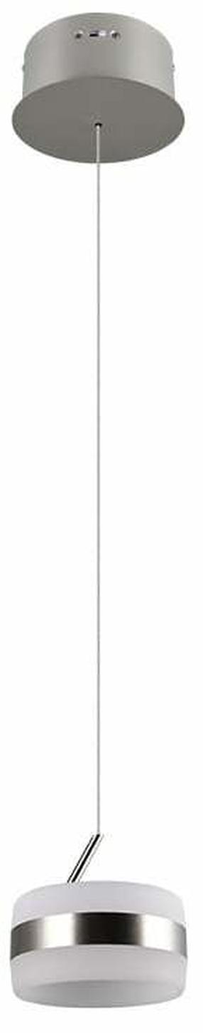 Lampa griesti Trio Dios, LED, 2300 - 4000 °K, 1 x 8 W, balta krās./niķeļa krās. / niķeļa krās., 15.5 x 15.5 cm