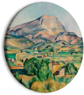 Apvali reprodukcija ant drobės Artgeist Mont Sainte-Victoire (Paul Cézanne), 80 cm x 80 cm